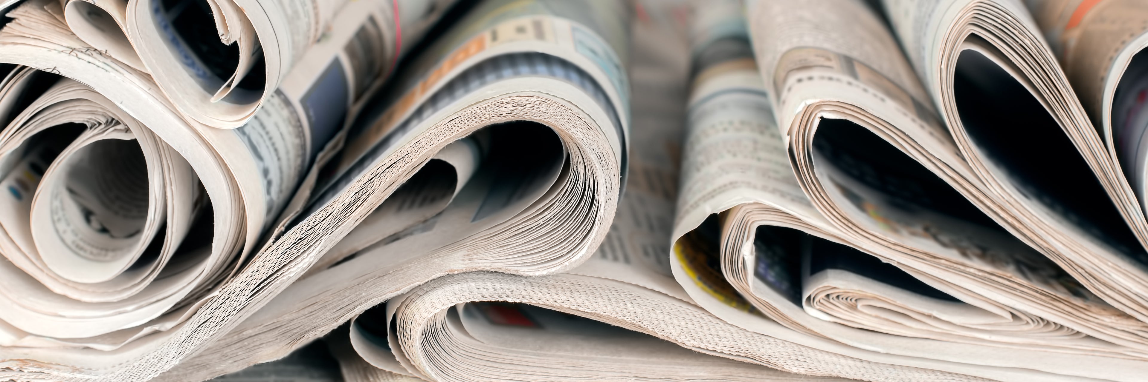 stack of newspapers